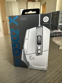 LOGITECH  G502 X Wired Gaming Mouse - LIGHTFORCE hybrid , HERO 25K gaming sensor