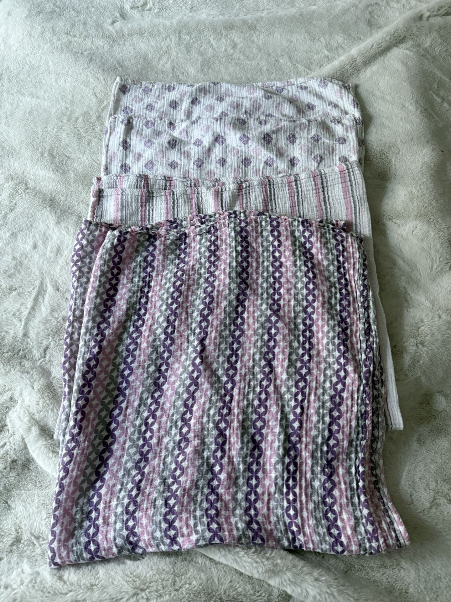 3 Pack Muslin Swaddles