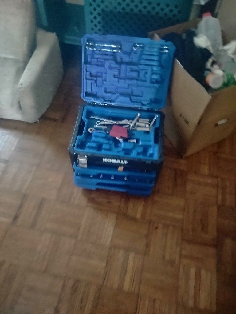 Portable Kobalt Tool Box Convenient For Wherever