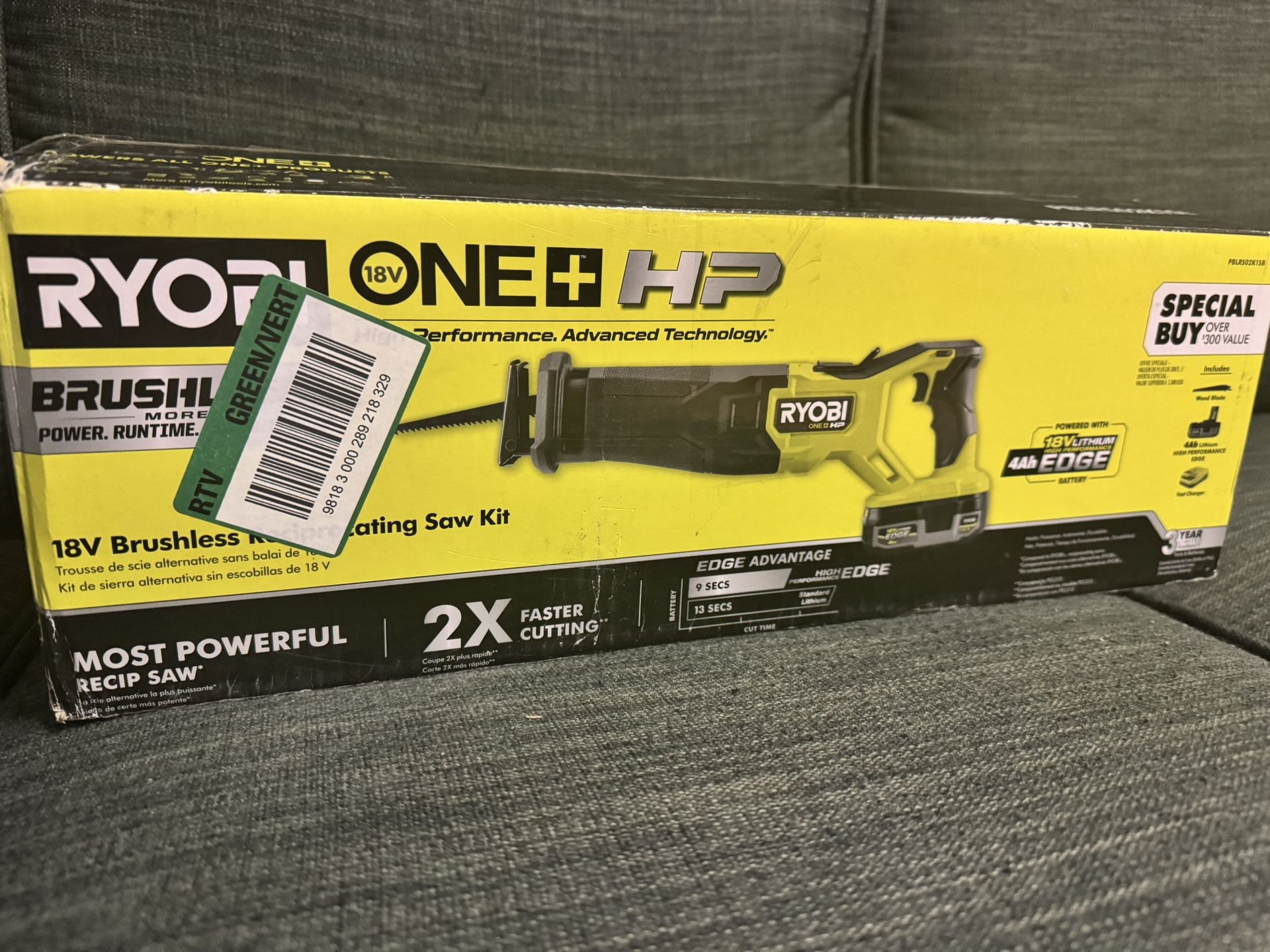 ONE+ HP 18V Brushless Cordless Reciprocating Saw (Tool Only)