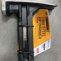 ToughBuilt ShockStop Steel Rip Hammer 20oz Milled Straight Claw Large Magnetic