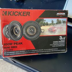 Kicker Speakers 100W Peak 