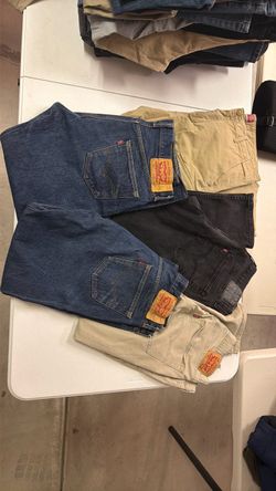 5 pairs of Levi jeans/pants size 36/30