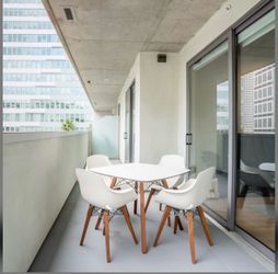 Designer Outdoor Dining Set – High-End European Modern