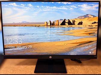 HP 27m 27” Full HD IPS Monitor – Slim Design – Excellent Working Condition