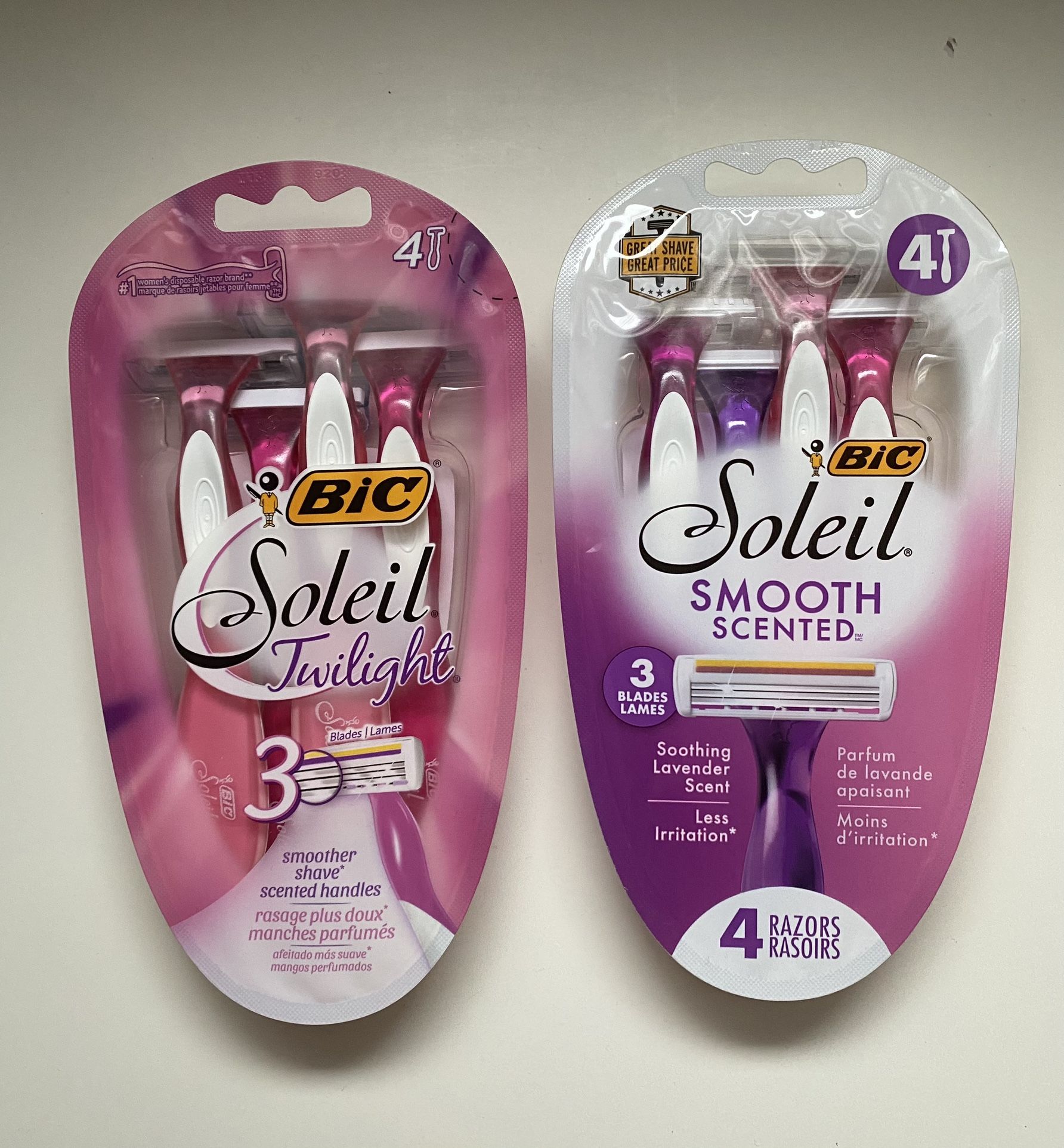Bic women’s 3-blade razors 4 pack