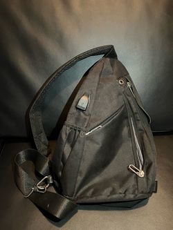 Black Sling Crossbody Bag