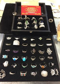 Sterling silver rings