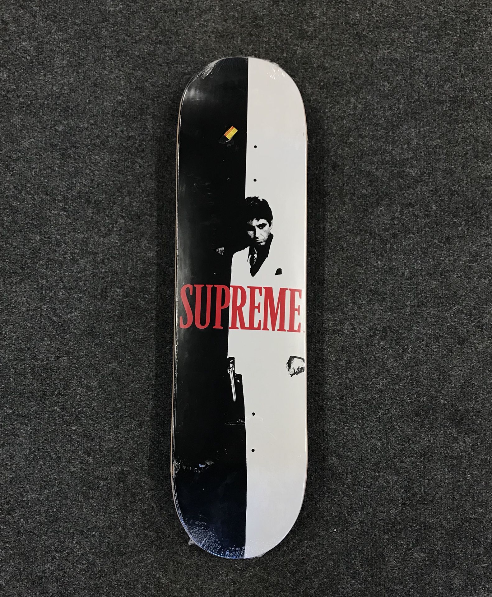 Scarface Split Skateboard Art Deck by Supreme