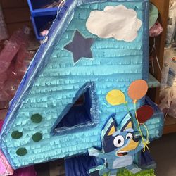 Bluy Number 4 Piñata 