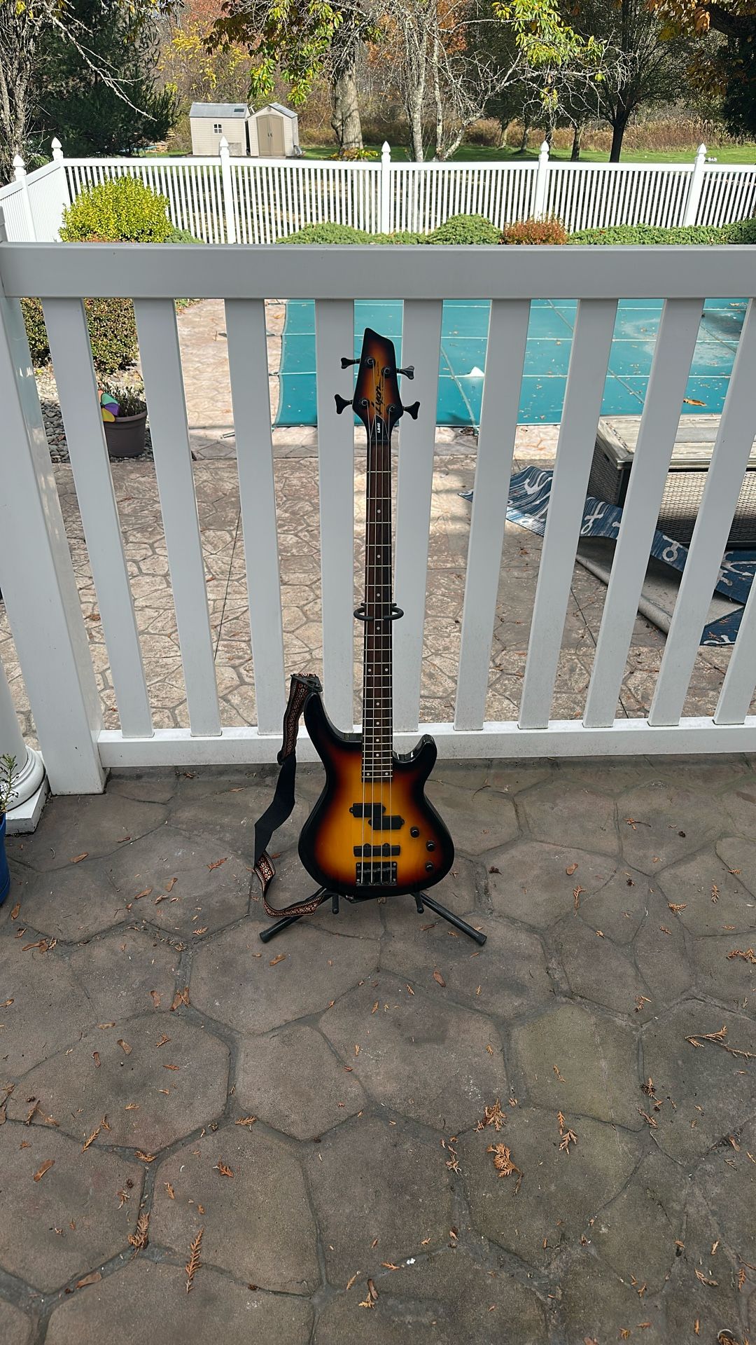 Washburn Electric Bass Guitar With Gig Bag