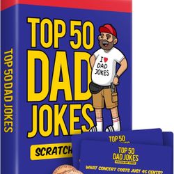 Dad Jokes Scratch Off Cards 