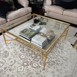 Gold coffee Table