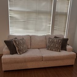 Oversized Sofa and Chair with Ottoman