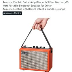 Acoustic Electric Guitar Amplifier 15 Watt Rechargeable Portable Speaker