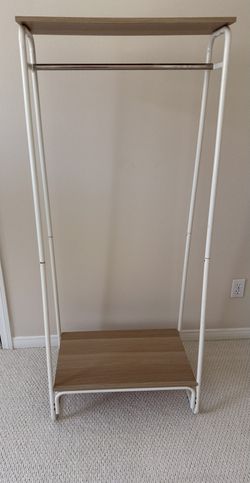 Portable Open Closet With Shelves