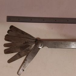 Vintage Craftsman No. 4094 26 Leaf Feeler Gage