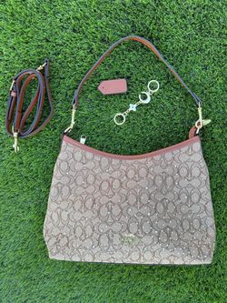 Coach Signature Shoulder Bag with Crossbody Strap
