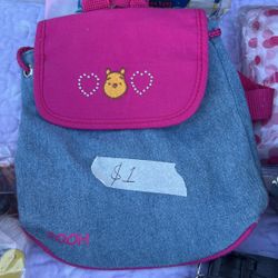 Winnie The Pooh Pink Backpack 