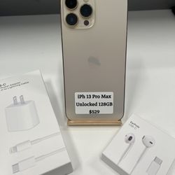 iPhone 13 Pro Max  128GB  Unlocked