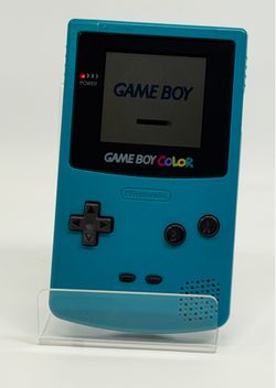 Gameboy Color Console Teal Nintendo GBC Tested Works CGB-001