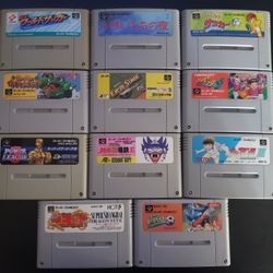 Nintendo Super Famicom SFC Game Lot of 11