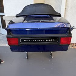 Genuine Harley-Davidson Tour-Pak Trunk with Backrest
