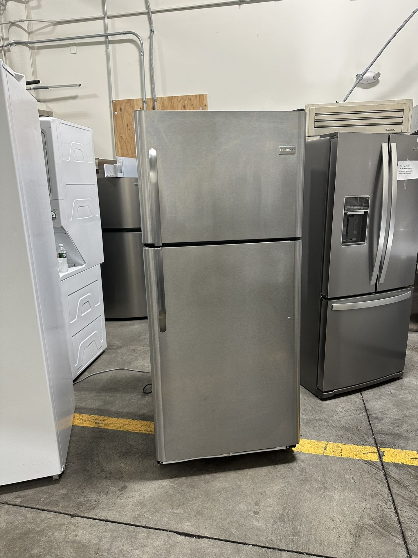 Frigidaire Refrigerator 30 X 68 Stainless Steel Works Perfect Clean One Receipt For 60 Days Warranty