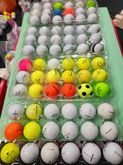 Golf balls Titleist Calloway TaylorMade topflite