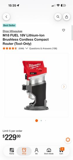 Milwaukee Compact Router