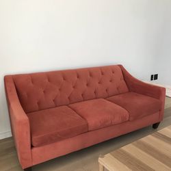 Red-Orange couch