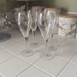 Princess House Champagne Glasses 