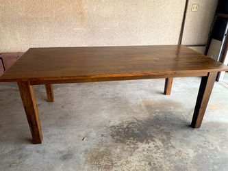 Solid Wood Rectangular Dining Table