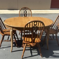Antique Table And Chairs