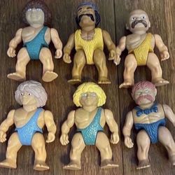 Vintage Playskool Definitely Dinosaurs Caveman Figure Lot