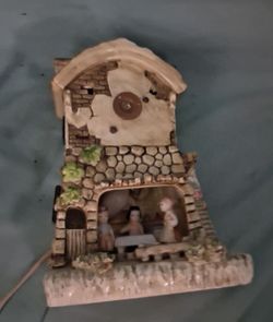 Vintage Antique Royal Seal Porcelain Nightlight Music Box See Description Japan