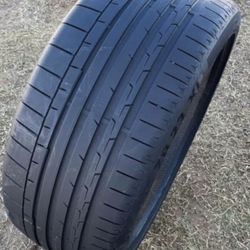 295/35ZR23 XL LIKE NEW CONTINENTAL SINGLE 23 INCH TIRE