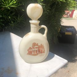Vintage Old Fitzgerald Thomas Jefferson Monticello 1849 Flagship Decanter Bottle -Compare @$25