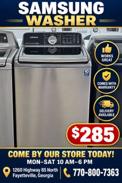 Samsung Washer for Sale 
(Works Great/ Comes w/Warranty)