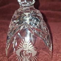 1999 Ireland Waterford Crystal Bell  Songs of Christmas Joy to the World C18P061