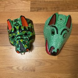 Hand Carved Honduran Animal Masks - Can Deliver To You