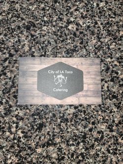 Vintage Taco Business Card For Sale