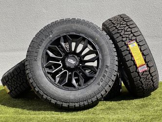 2025 NEW 20” Ford F-350 wheels Black F-250 Kenda tires 275/65R20 AT 10 P.R. F250 rims 8x170