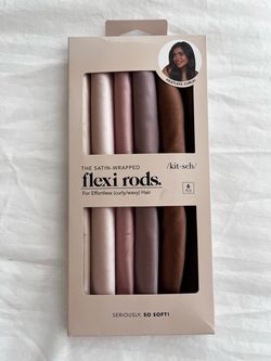 Kitsch Satin-Wrapped Flexi Rods 6-Pack