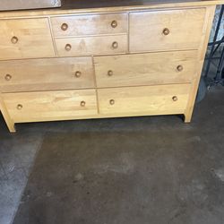 7 drawer dresser- 18”W x 56”L   x  32”H