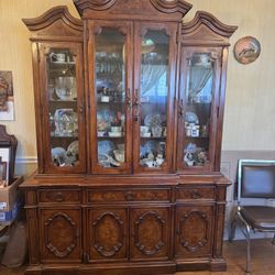 Thomasville French provincial style Lighted China Cabinet
