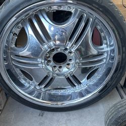 20 Inch Chrome Wheels/Rims- Universal Lug (set Of 4)