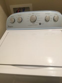 Washer and dryer