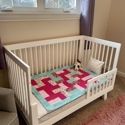 Babyletto Hudson 3-in-1 Convertible Crib with Toddler Rail 