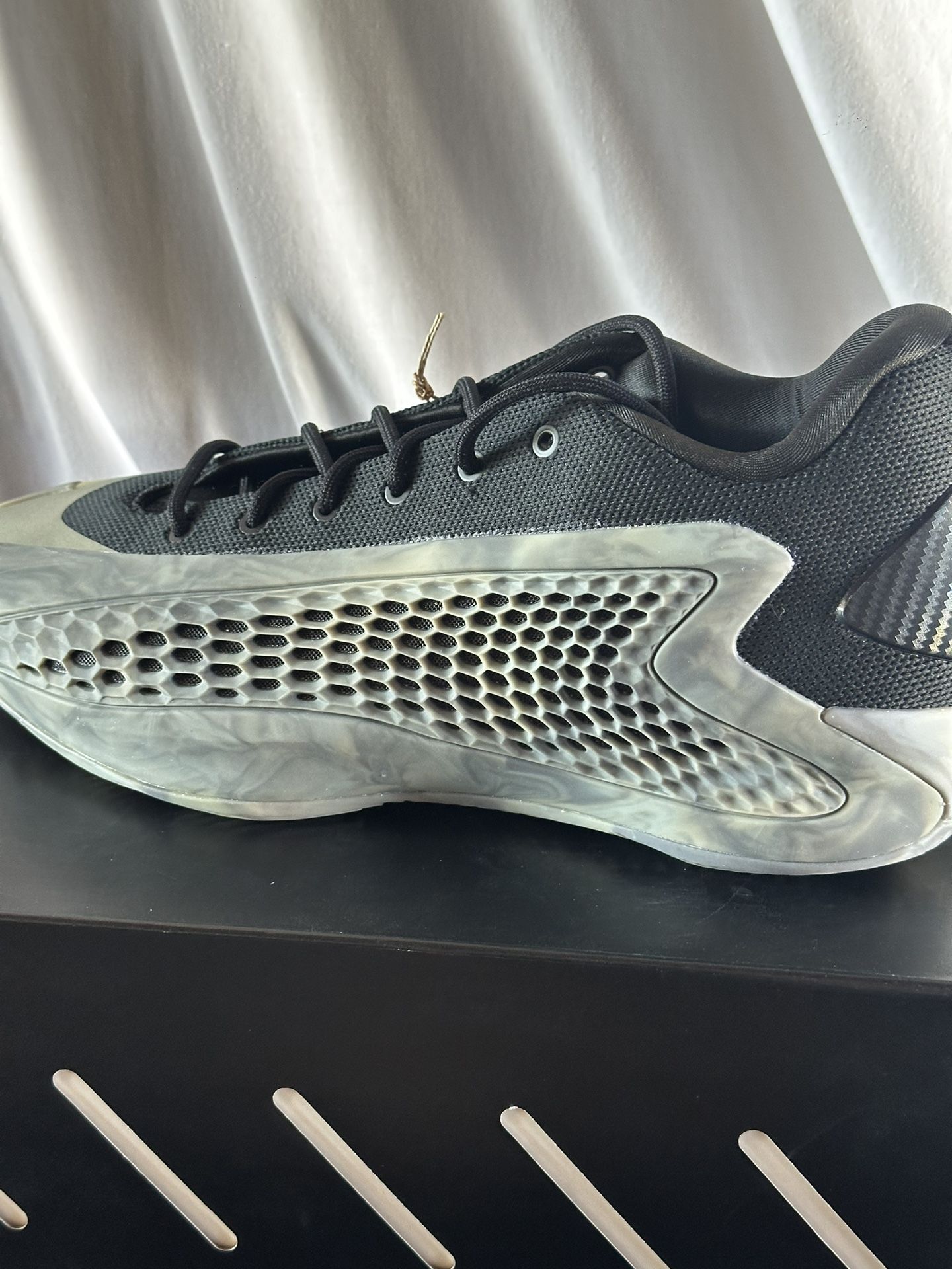 Adidas Anthony Edwards AE1 Low Mx Grey Mens Size 10.5  & Accessories